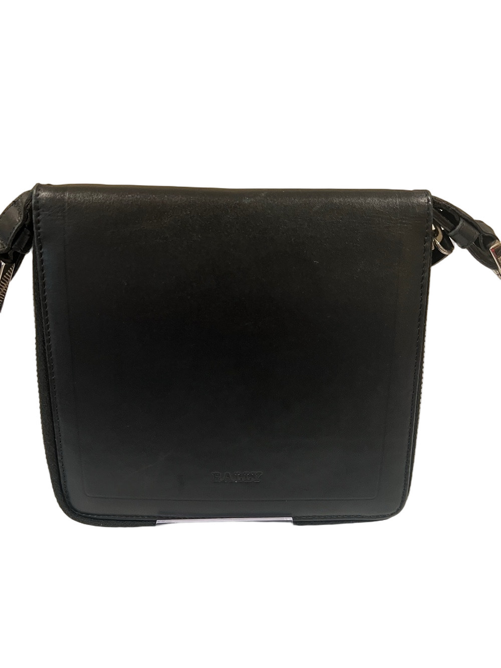 Bally Black Leather Organizer Wallet Crossbody Bag - Picture 9 of 12